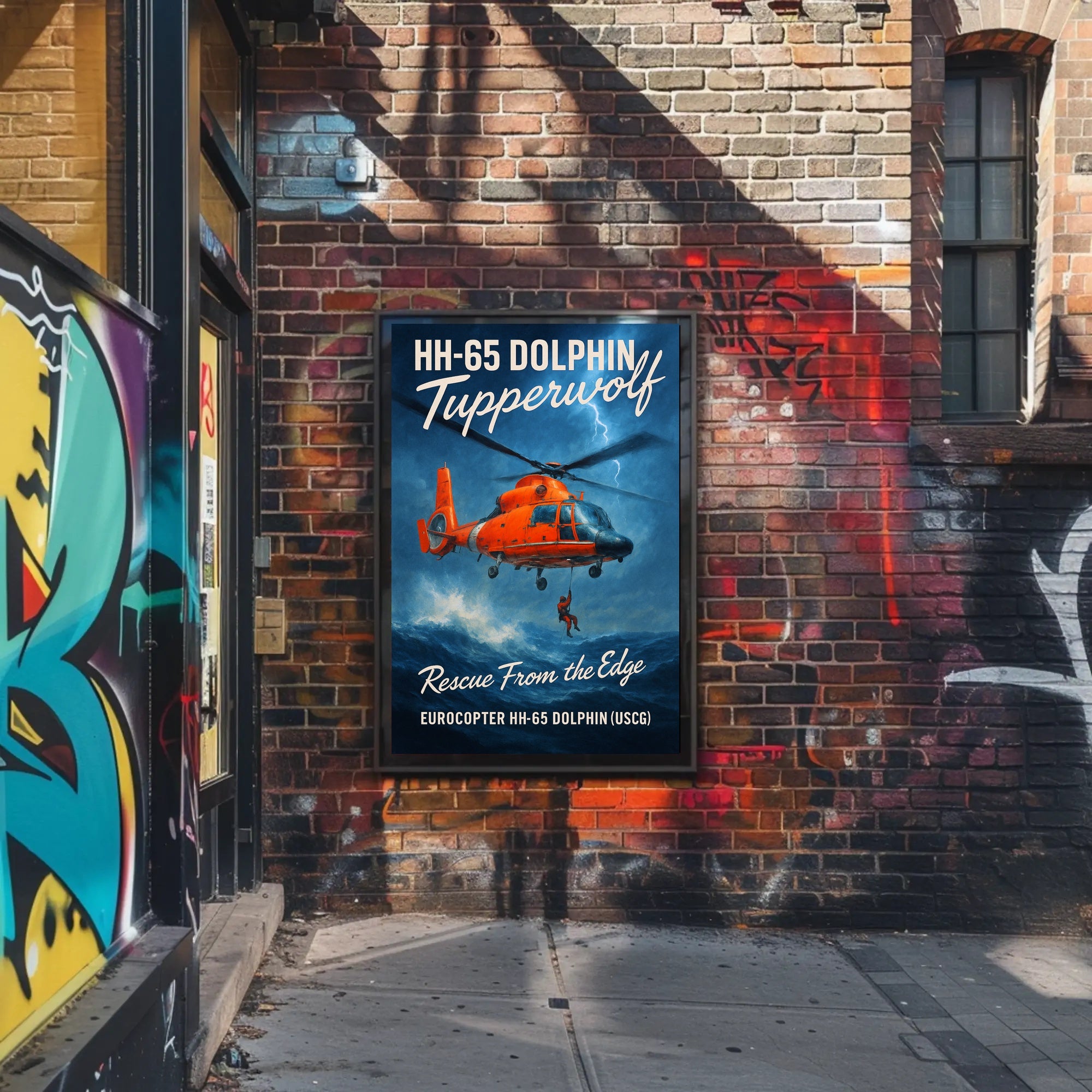 HH-65 Dolphin Rescue Poster PosterGoat