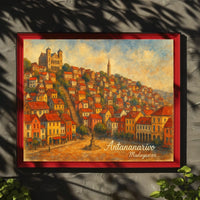 Antananarivo Cityscape Wanderlust Photo Realism Poster