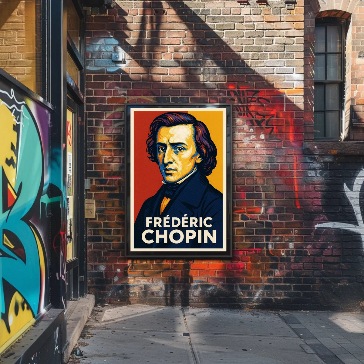Frédéric Chopin A Tribute In Art Poster