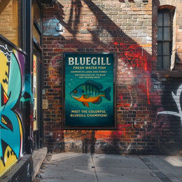 Meet the Colorful Bluegill Champion Poster