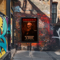 Rutherford B. Hayes 19th President of the United States Zombidents Poster Series