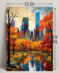 Autumn In The City Poster