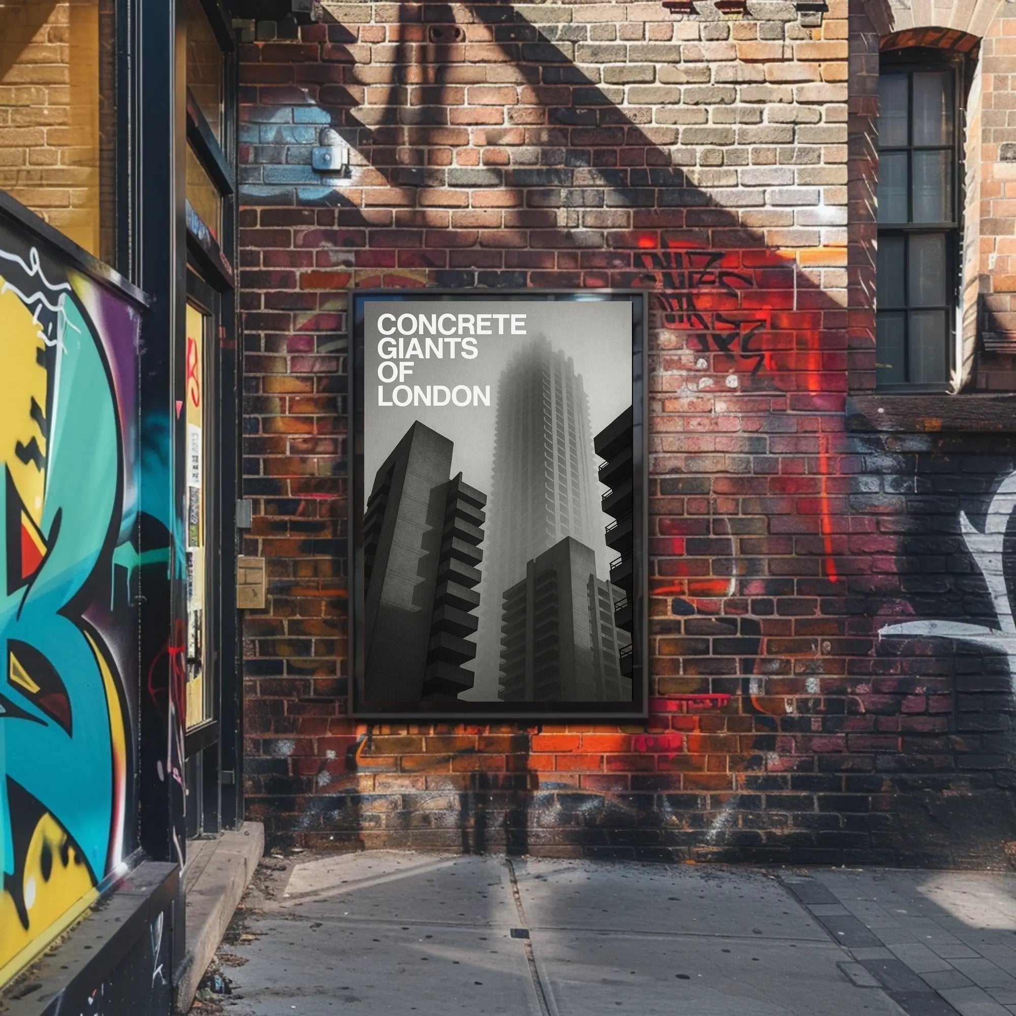 Concrete Giants of London Urban or Cityscape Poster