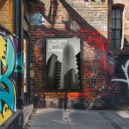 Concrete Giants of London Urban or Cityscape Poster