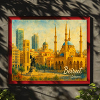 Beirut Cityscape Poster