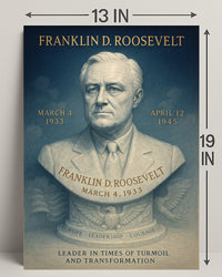 Franklin D. Roosevelt Poster PosterGoat