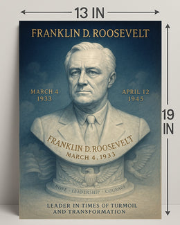 Franklin D. Roosevelt Poster PosterGoat
