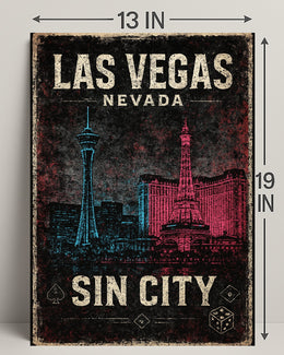 Las Vegas Sin City Poster PosterGoat