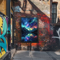 Cosmic Dreamscape: Surreal Starry Sky Art Poster