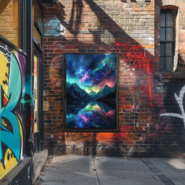Cosmic Dreamscape: Surreal Starry Sky Art Poster