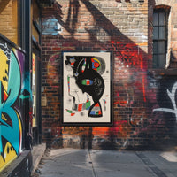 Abstract Composition Poster Vibrant Modern Art Print
