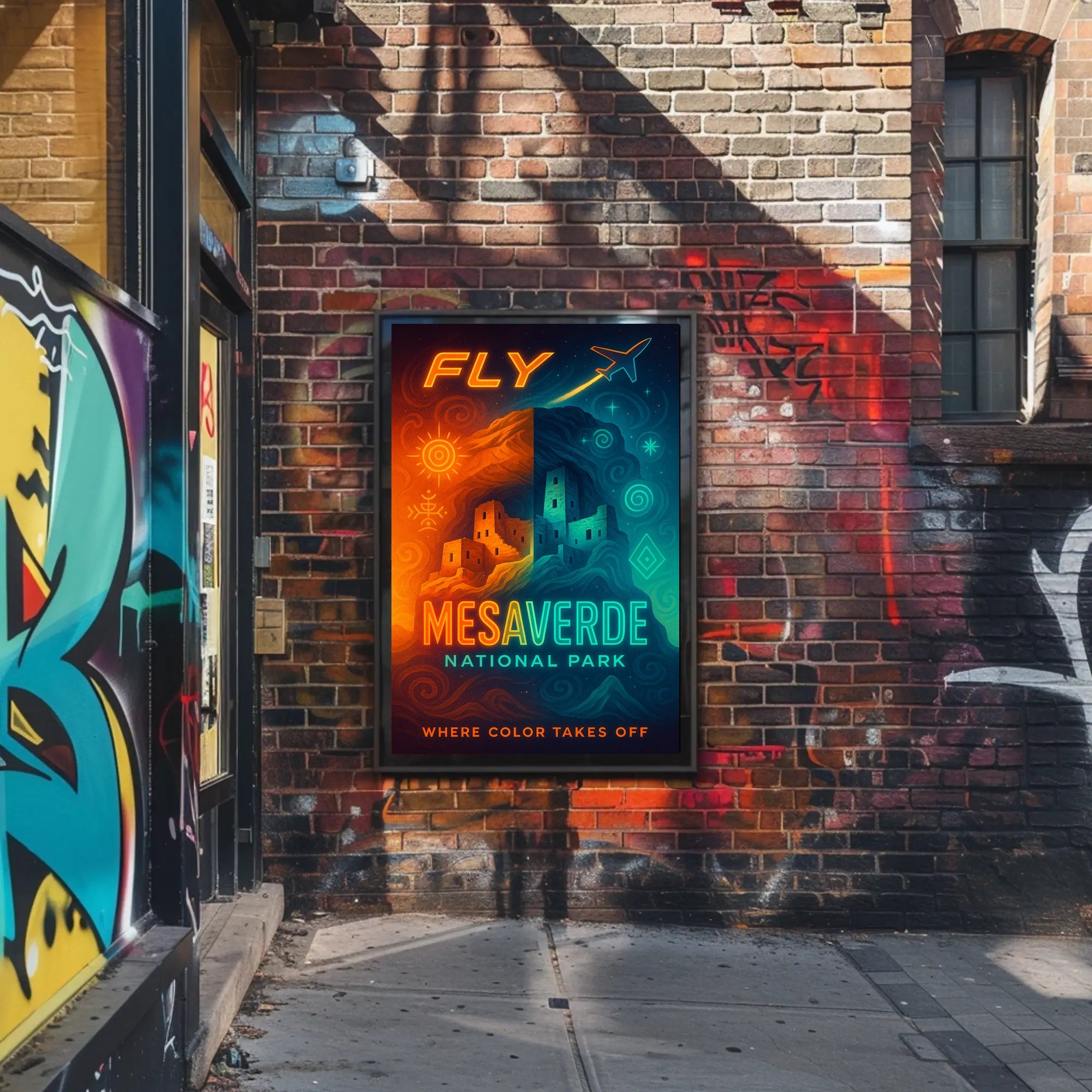 Fly to Mesa Verde National Park Poster