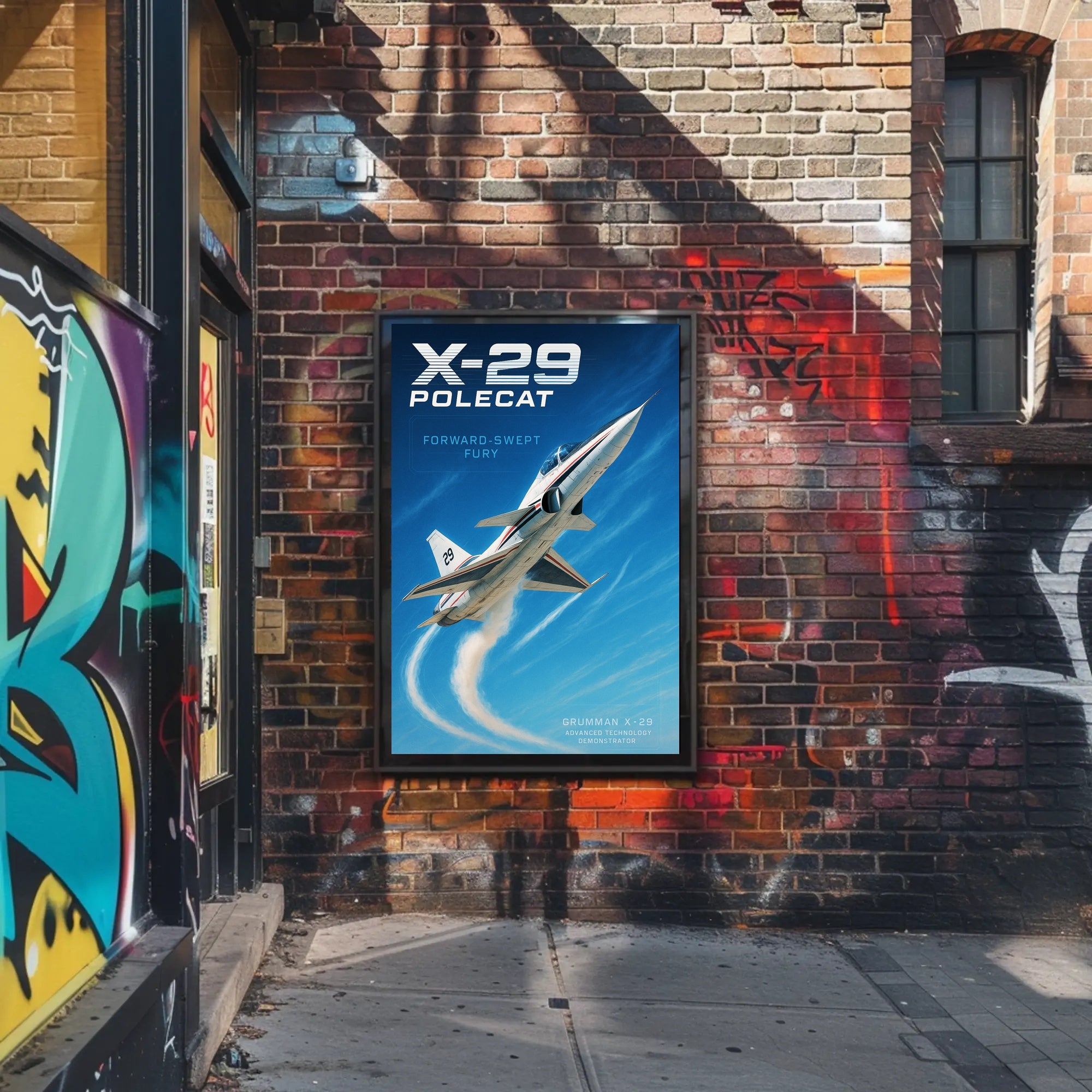X-29 Polecat Poster PosterGoat