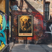 Abstract Urban Landscape Stylized Poster