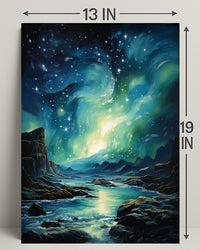 Celestial Landscape Poster