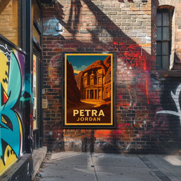 Petra, Jordan Poster