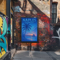 Naples Florida Sunset Serenity Poster Wall Art Print