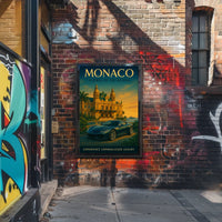 Monaco A Jewel of the Riviera Poster