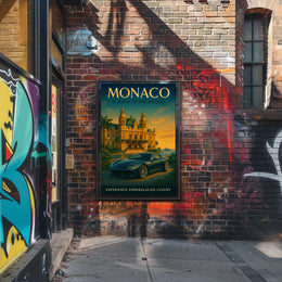 Monaco A Jewel of the Riviera Poster