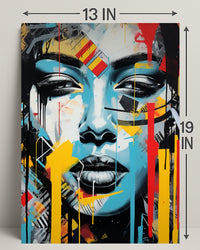 Vibrant Expression Poster