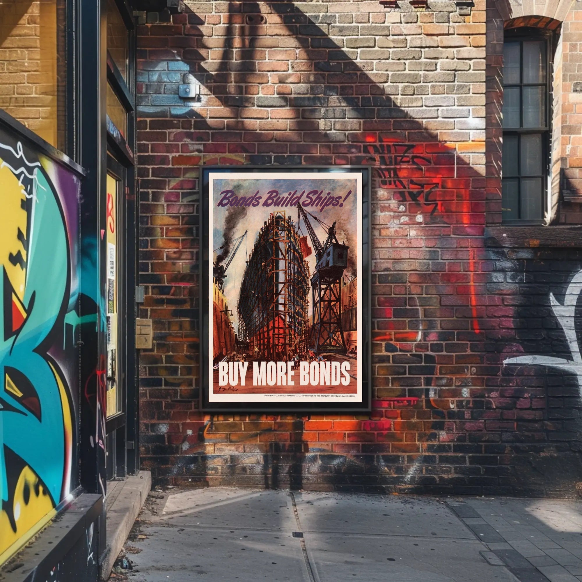 Bonds Build Ships! Poster PosterGoat