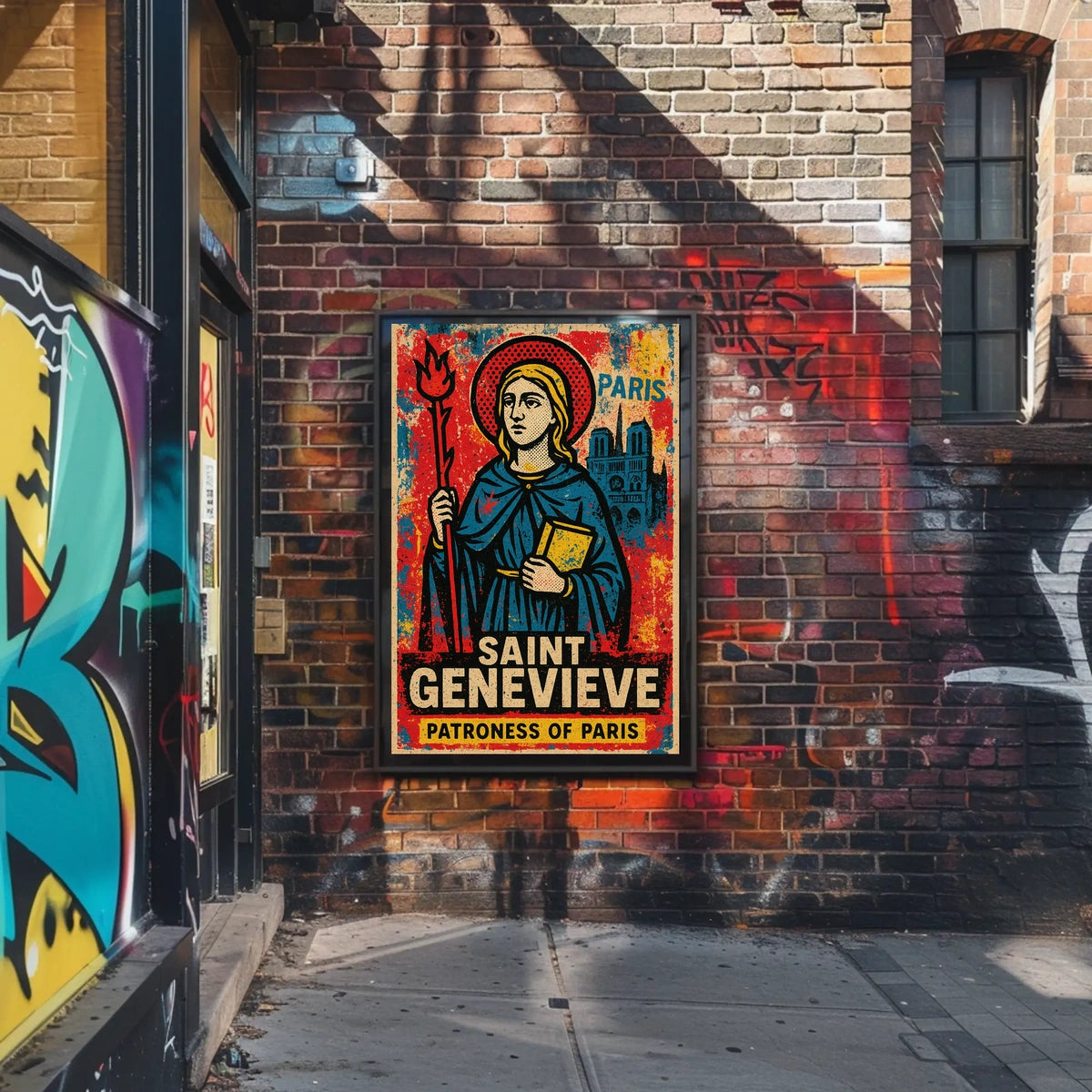 Saint Genevieve Patroness Of Paris Poster
