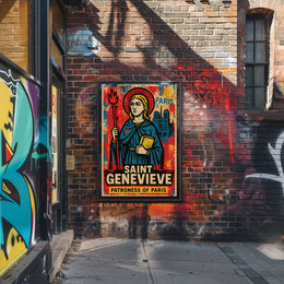 Saint Genevieve Patroness Of Paris Poster
