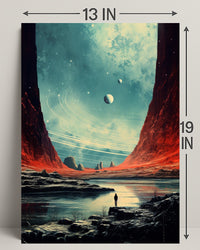 Cosmic Landscape Exploration Poster PosterGoat