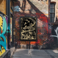 Futuristic Cityscape Art Poster