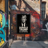Donald Trump 47th President Poster