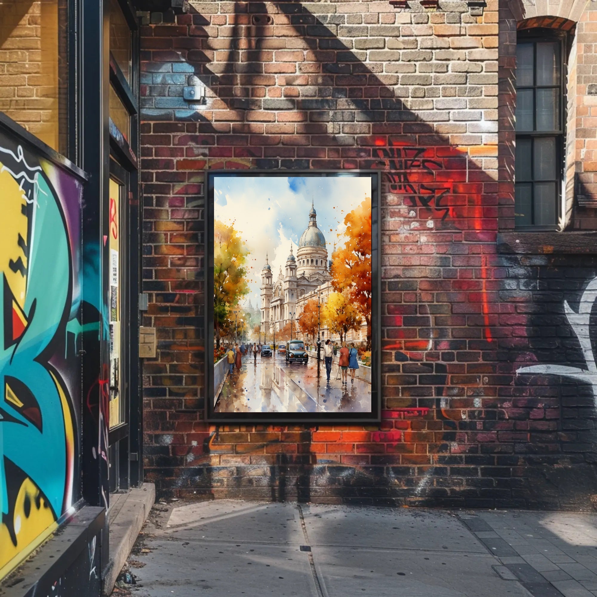Autumn In The City Poster