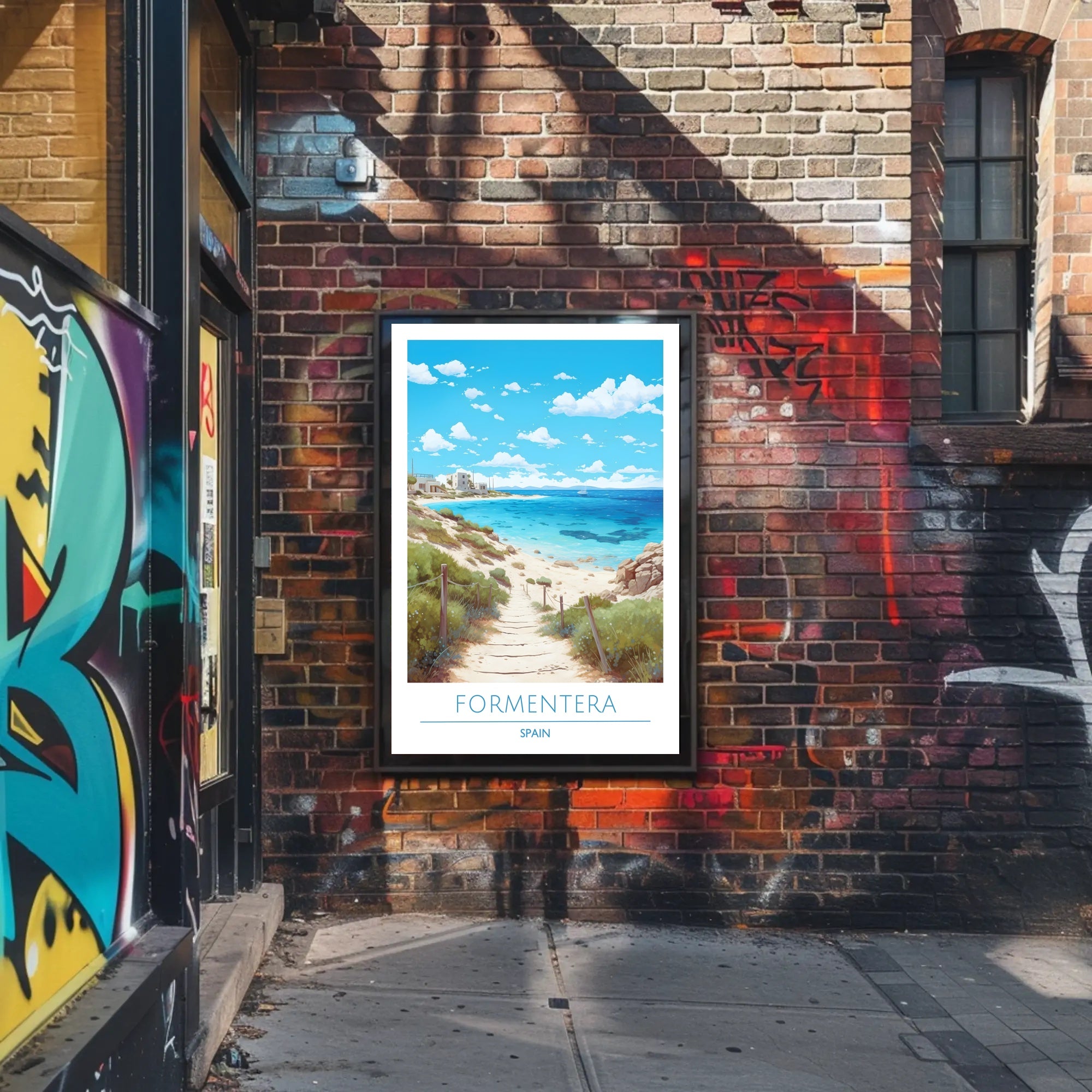 Formentera Serenity Travel Poster
