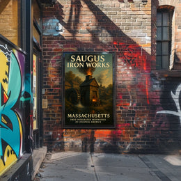 Saugus Iron Works Poster