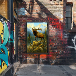 Majestic Wilderness Encounter Poster PosterGoat