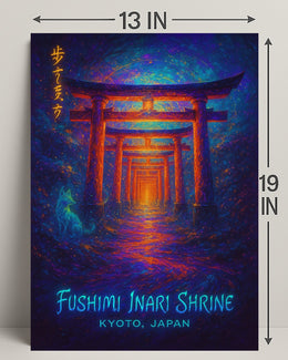 Fushimi Inari Shrine Kyoto Cultural or Heritage Poster