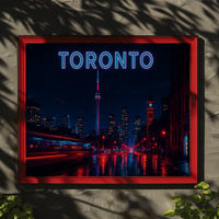 Toronto at Night Poster