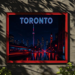 Toronto at Night Poster