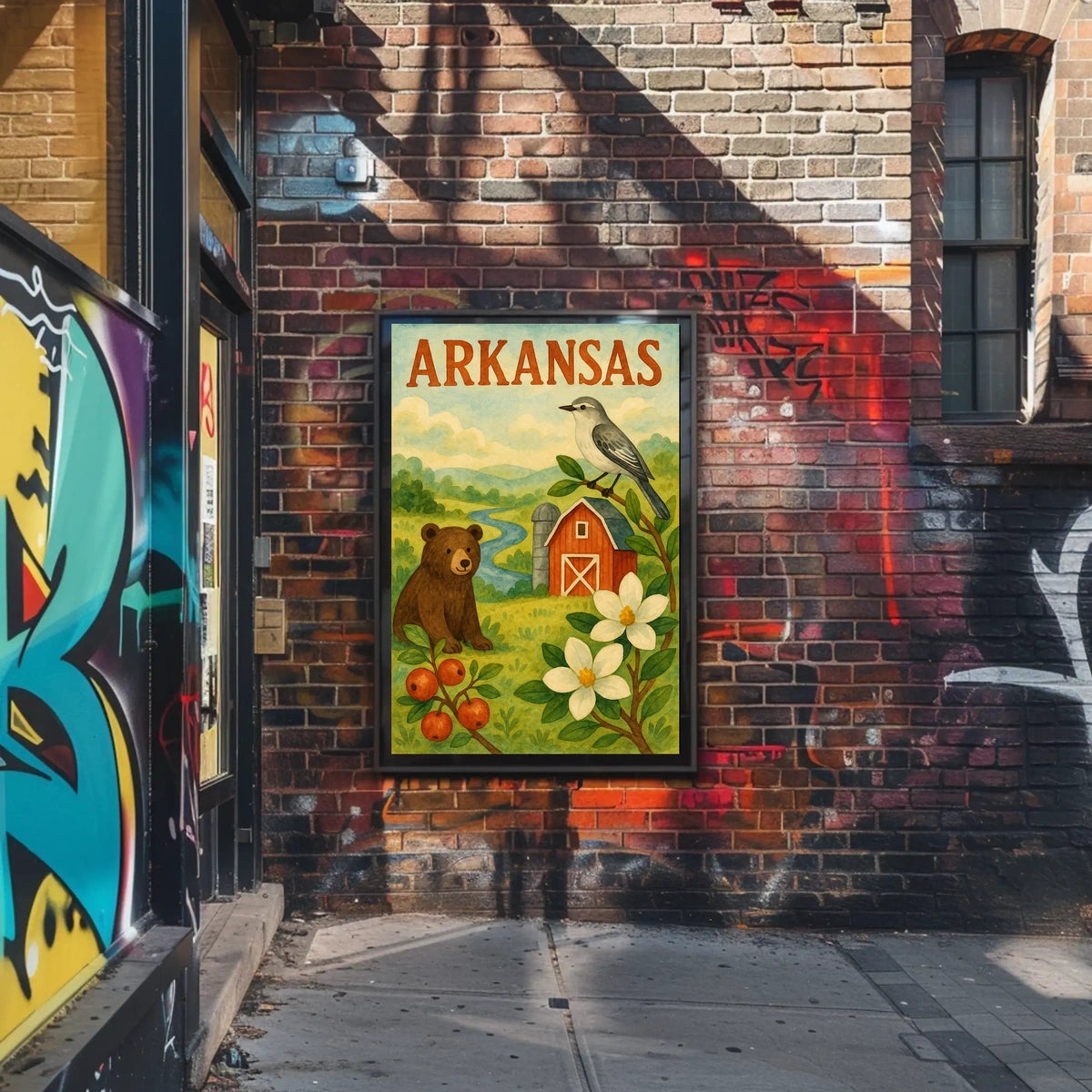 Arkansas Nature Scene Poster