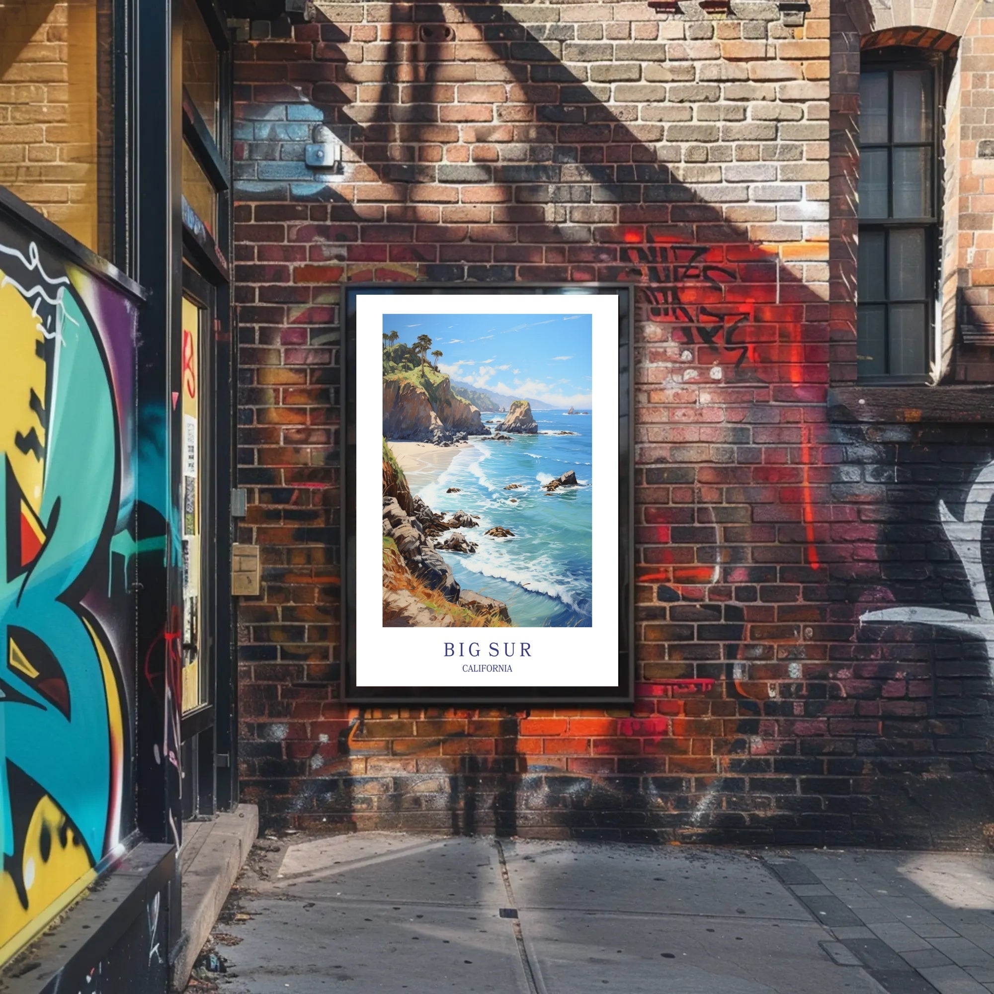 Big Sur Scenic Coast Travel Poster PosterGoat