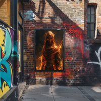 Warrior Of Flames Poster