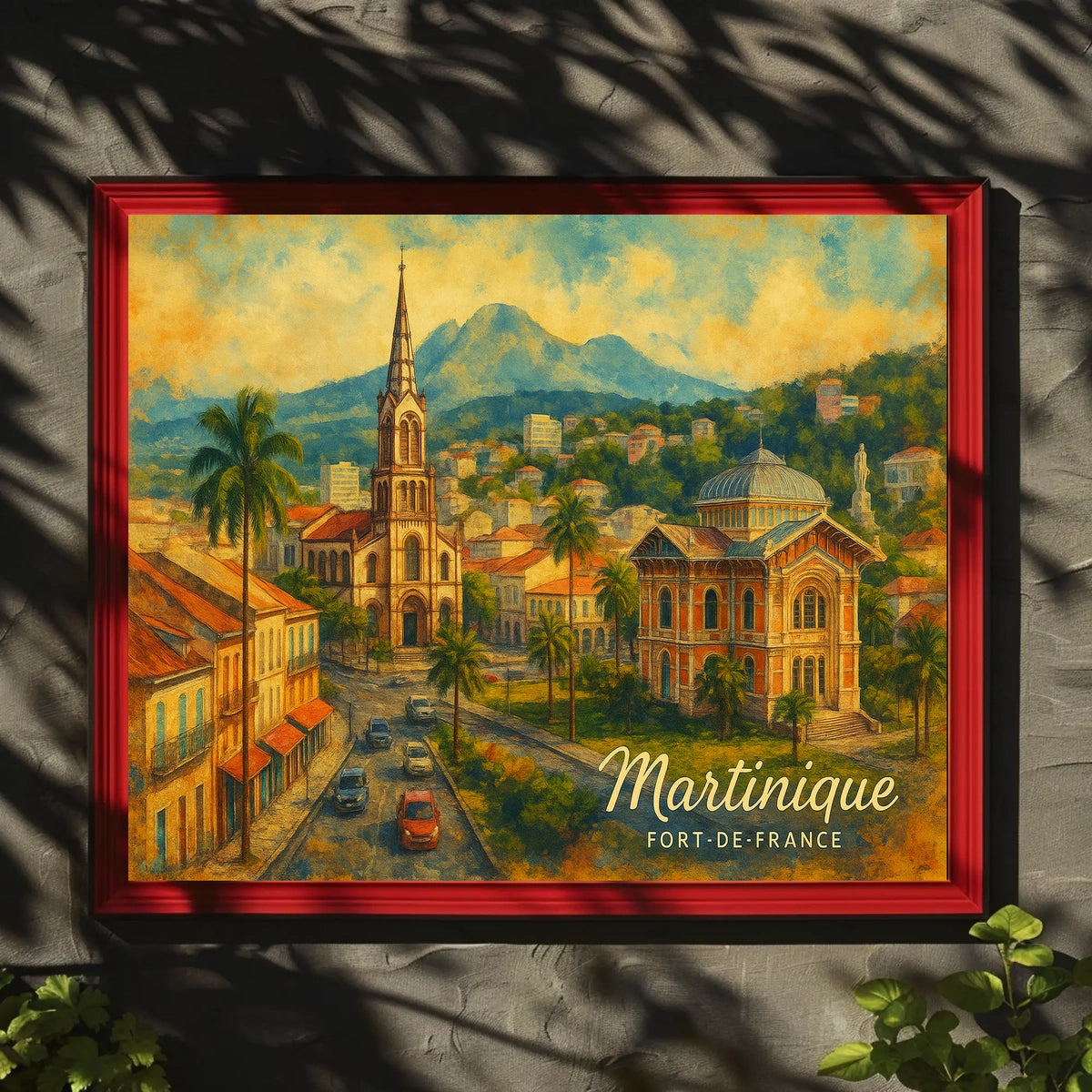 Martinique Fort-de-France Poster