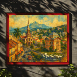 Martinique Fort-de-France Poster