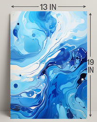 Oceanic Whirl Poster