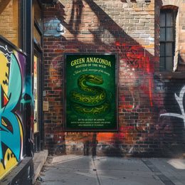 Green Anaconda Master of the Wild Poster