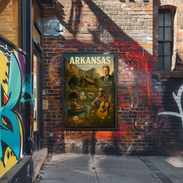Arkansas The Natural State Poster