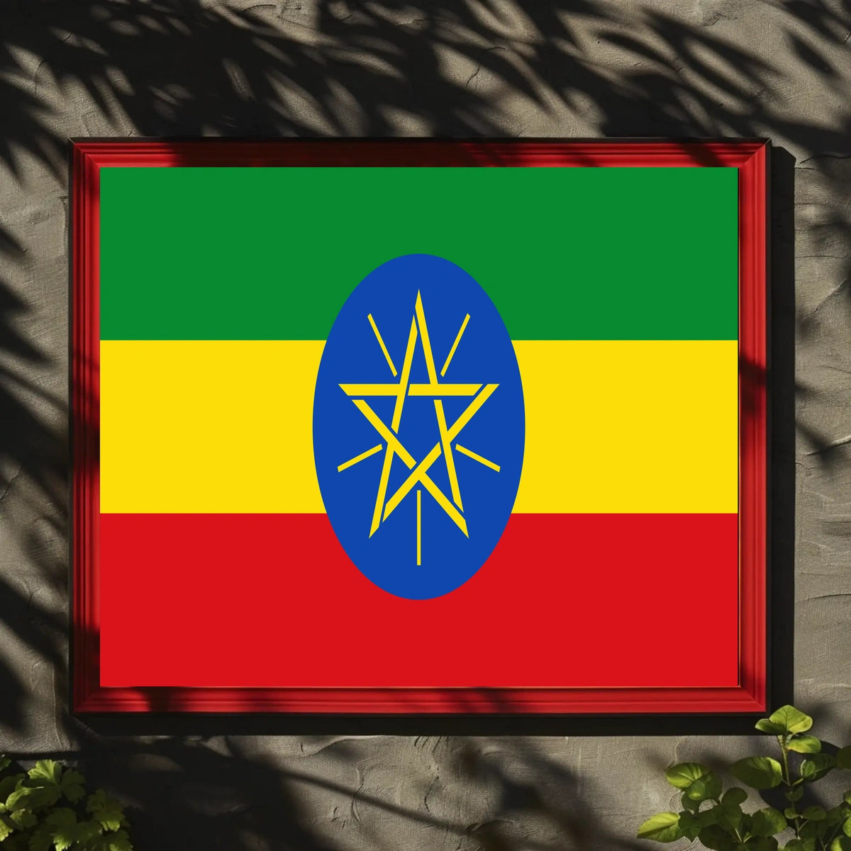 Ethiopia Flag Poster