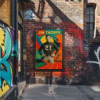 Jim Thorpe Athletic Legend Poster
