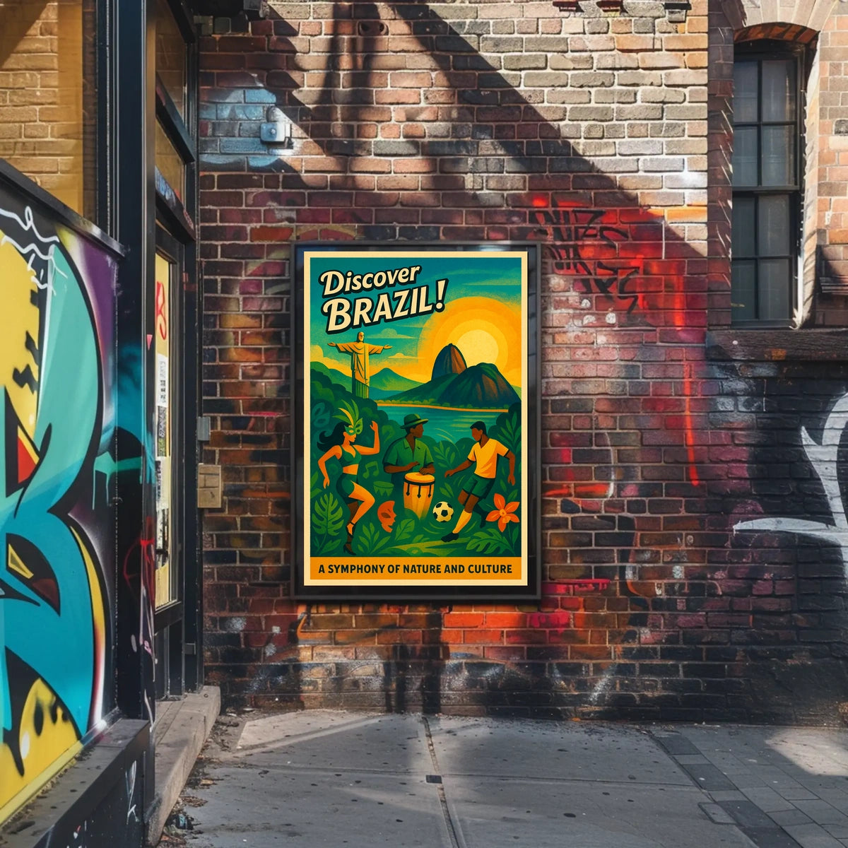 Discover Brazil Poster
