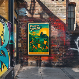 Discover Brazil Poster