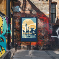 Tranquil Waters and Timeless Architecture Poster